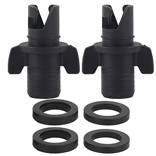 Schlauchboot Ventiladapter Luftpumpenkonverter, SUP Surf Paddle Ventiladapter Aufblasbarer Adapter Mit 4 Stück Luftdüse, Aufblasbarer Sup-Pumpenadapter Für Kanus Fischerboote Schlauchboote