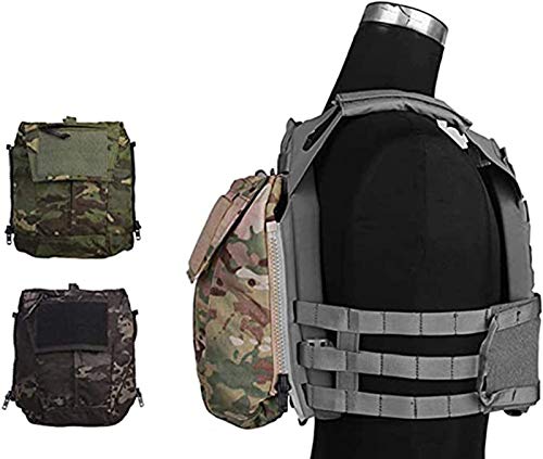 Paintball Equipment Tactical Backpack Combat Zip-ON Panel for Vest AVS JPC2.0 CPC (Multicam Black)