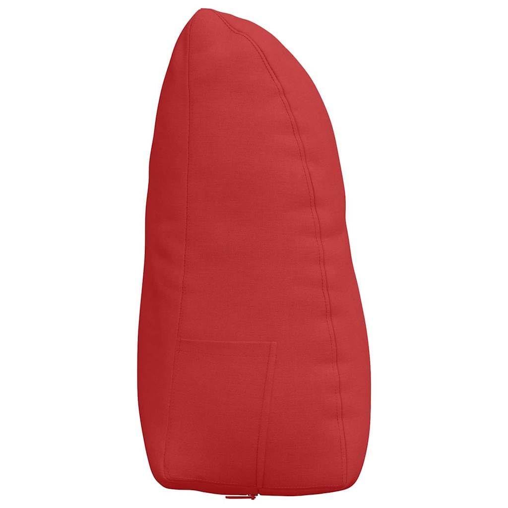 Cuscino posteriore rosso 60 x 24 x 50 cm Textil con supporto lombare