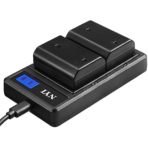 NYI A7iii Battery NP-FZ100 Replacement Batteries and Charger for Sony A7 IV, Sony Alpha A7 III, A7R III, A7R IV, A9, A6600, 9S Cameras Cover