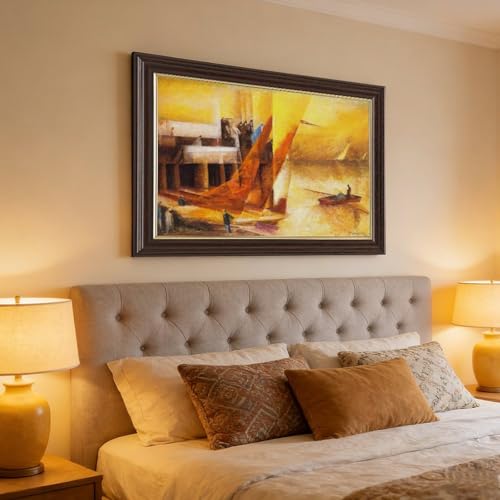 Impression sur toile Pier Lyonel Feininger avec cadre de suspension premium