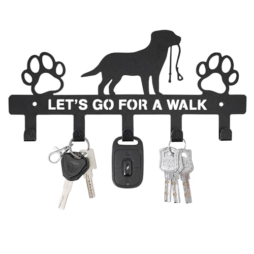 CMANLNYK Wandhaken Hundegarderobe - Hunde Garderobe Eingangs Schlüsselhaken, Kreative Eisenkunst Hundezubehör für Hundeleinen Halterung Wand, Halsband, Hundezubehör