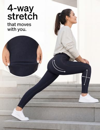 no nonsense Women's Stretch Denim Leggings with Pockets