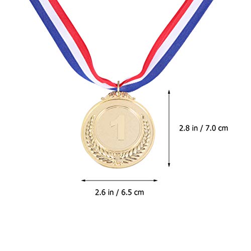 Medalhas de Prêmio IMIKEYA com Fita de Pescoço e Medalhas de Prêmio de Metal para Jogos Esportivos C