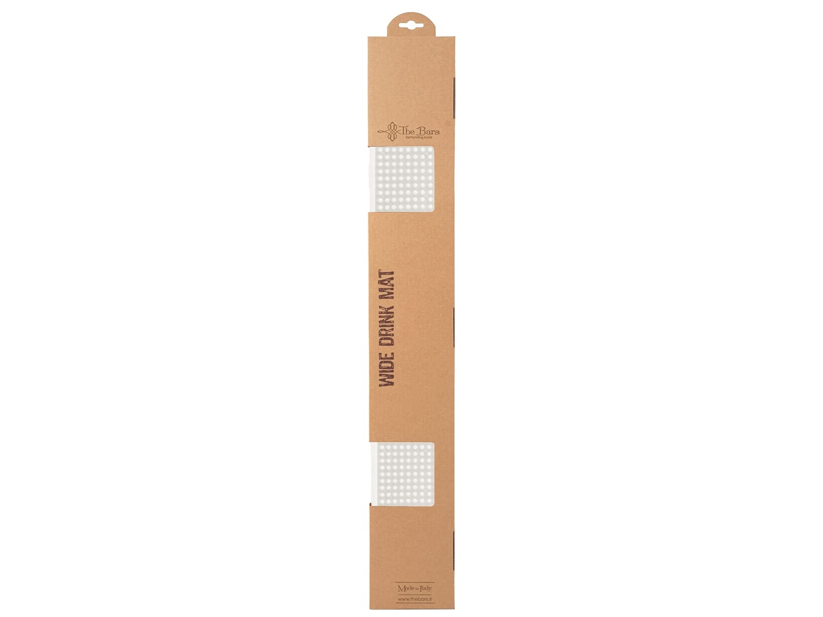 The Bars Tappetino Bar, Gomma Bianca, 70x10 cm, Made in Italy