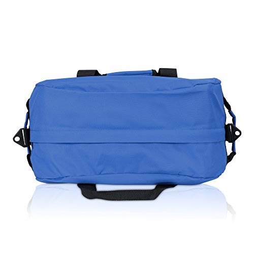 Image of DALIX 18 inch Two Tone Duffle Bag Medium Black Red Blue Gold Pink Purple Gray