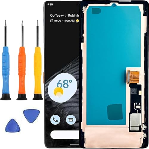 Tefnkiee for Google Pixel 7 Pro 5G Screen Replacement for Pixel 7 Pro Screen Replacement with Frame GP4BC GE2AE LCD Display digitizer Touch Screen