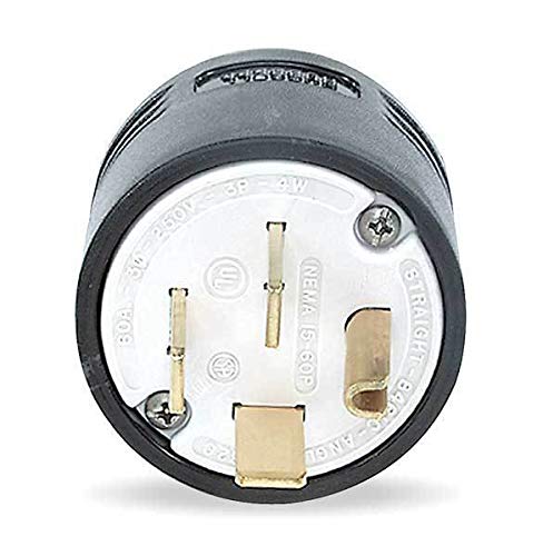 4 Wire Industrial Straight Blade Plug - HUBBELL WIRING DEVICE-KELLEMS HBL8461C