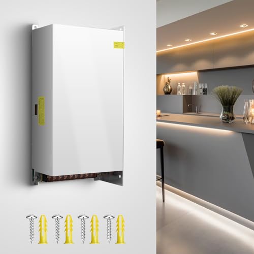 BRIMETI Transformador LED 12V 600W 50A Fuente Alimentacion 110/220V AC a 12V DC Adaptador Bajo Voltaje Constante Alimentación Driver Interior Transformador para Tiras Lámpara LED
