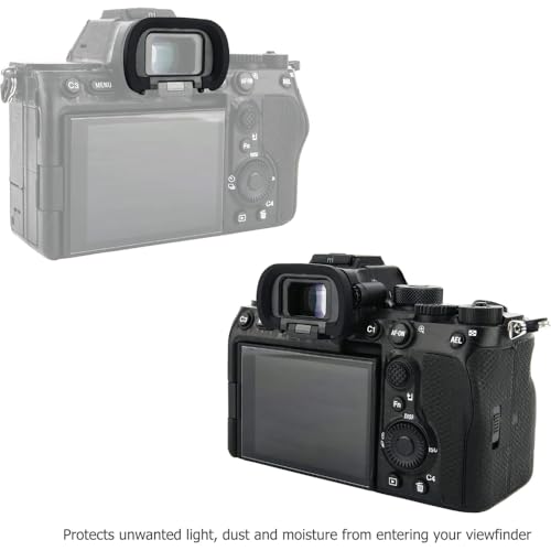 Image of MOSTOS - EP-19 Camera Eyepiece Eyecup Viewfinder for Sony A1, A1 II, A7 IV, A7 V, A7R V, A7S III & A9 III