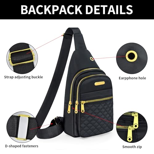 Image of Aisijimo Small Sling Bag For Women Men Casual Crossbody Sling Backpack | Small
