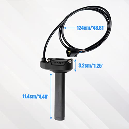 Image of OEM Electronic Throttle Grips Handlebar for Sur Ron LBX /S Segway X160 X260, High-Precision Original SurronThrottle Grip with Cable, Motorbike Accelerator for Surron Throttle Replacement