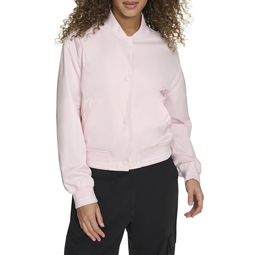 Image of Champion Women's Cropped Varsity Bomber Jacket
