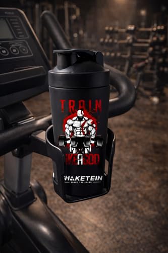 Image of Stainless Steel Gym Shaker Bottle 750ml | Leak Proof Protein Mixer Shaker | BPA Free | Metal Sports Water Bottle for Gym, Workout & Fitness (Anime-22-BLACK)