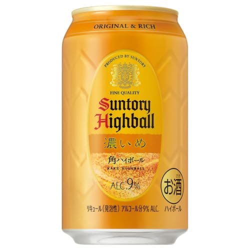 角ハイボール [濃いめ] [サントリー ウイスキー ハイボール 日本 350ml×24本]