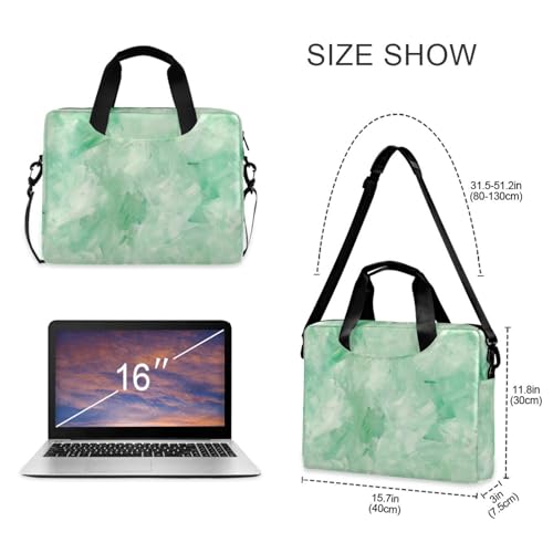 Maletín para laptop ligero 15.6 pulgadas verde claro miniatura 5