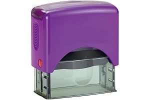 Purple S-844 Self Inking Notary Stamp for North Carolina