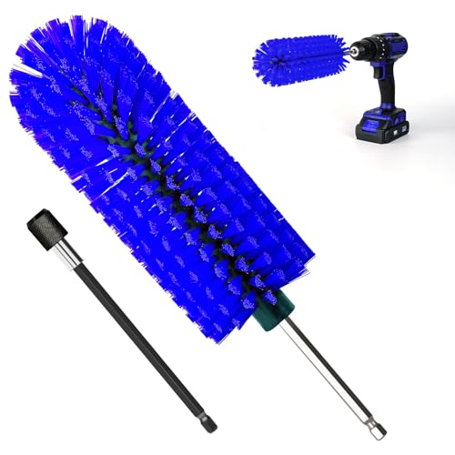 Felgenbürste, weiche Bohrer-Reinigungsbürste, hochdichte und langlebige Felgenreinigungsbürste für Räder, Felgen, Motoren, Auspuff, Motorräder (blau) Felgenbürste, weiche Bohrer-Reinigungsbürste, hochdichte und langlebige Felgenreinigungsbürste für Räder, Felgen, Motoren, Auspuff, Motorräder (blau)