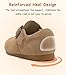 Nedaan Toddler Suede Shoes Genuine Leather Boys and Girls Brown Casual Sneakers Spring Fall Shoes
