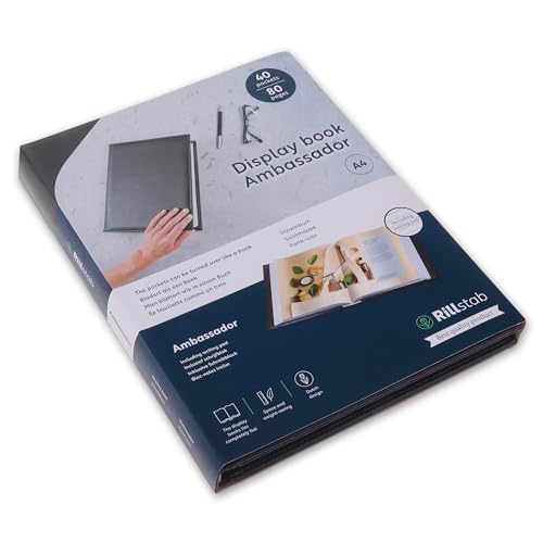 Porte-document A4 flex noir pour réussir vos réunions et conférences