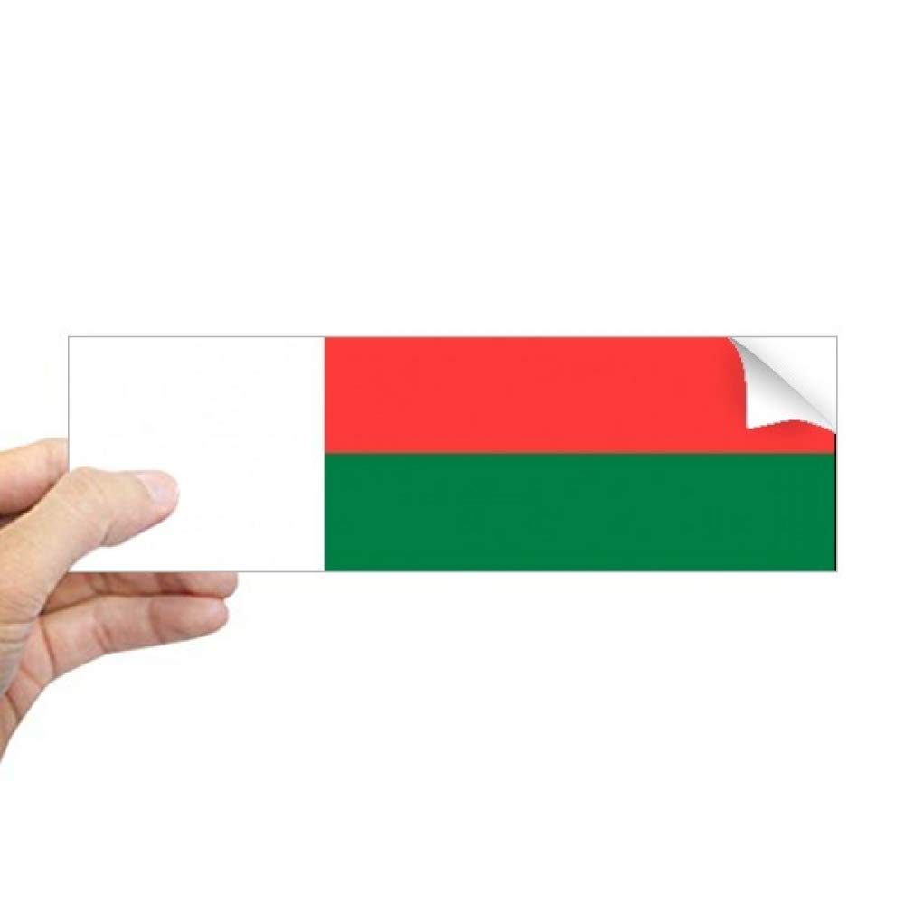 Autocollant Madagascar avec drapeau national pour customiser vos vitres et fenêtres