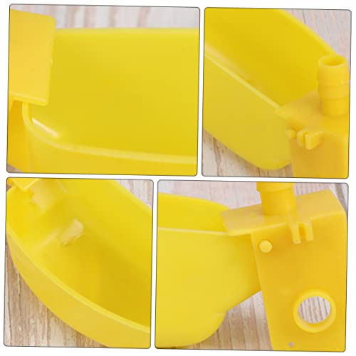 Abaodam 10Pcs Poultry Drinking Bowls Automatic Refill Waterer for Chickens Pigeons Durable Cups for Easy Attachment to Cages for Animals Convenient Feeding