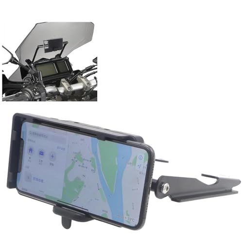 Support téléphone MT-09 Tracer 900 et plaque fixation GPS - 5