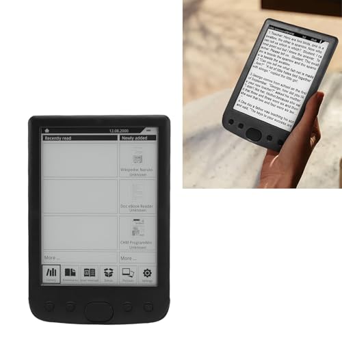 Éran HD 6 Pouces E Reader Walmeck avec Lecture Audio et Stockage 4G