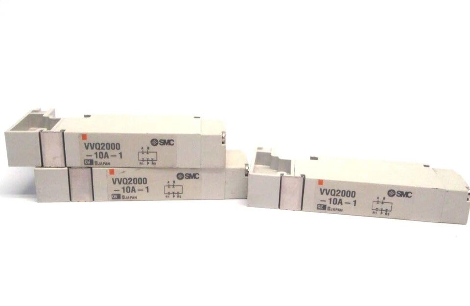 Lot of (2) Fit for SMC VVQ2000-10A-1 [QV] & (1) [QZ] [G] Manifold Valve Blanking Plates