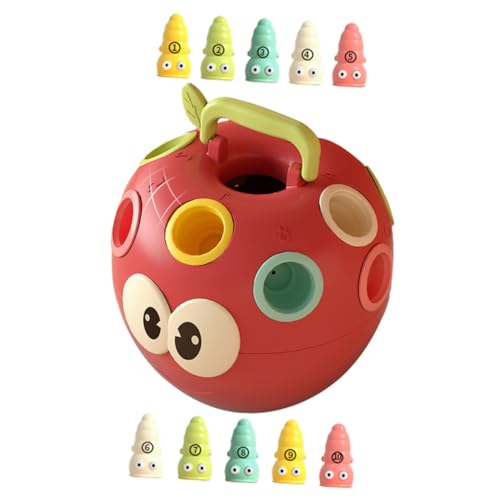 Jeu éducatif worm en bois pour occuper calmement les enfants l'après-midi dans le salon
