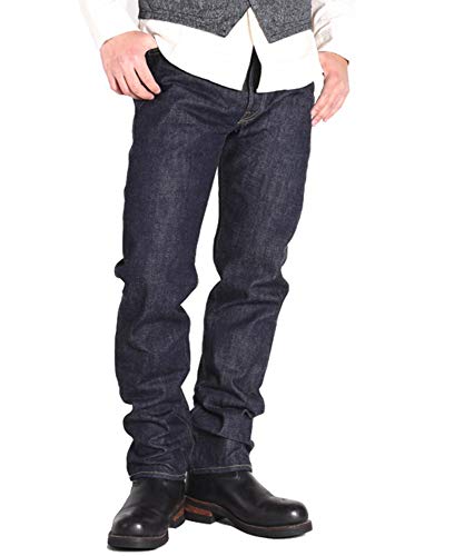 [シュガーケーン] ジーンズ 14.25oz. DENIM 2021 MODEL スリムテーパード セルビッジジーンズ ワンウォッシュ SC42021A (W36, LENGTH32)