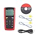 UT325 Termometro a Contatto Digitale Multifunzione con Sonda di Temperatura K, Termocoppie K, J, T, E, R, S, N