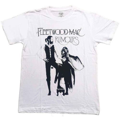 Fleetwood Mac Rumours Official Tee T-Shirt Mens Unisex (Medium) White