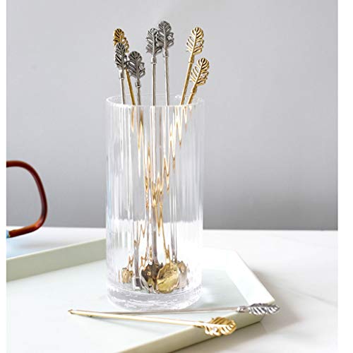 HONG678chuan Cuchara para Servir Mango Largo Acero Inoxidable Coctel Café Leche Mezcla Cuchara Cocina Mezcla Herramienta… - Imagen 7