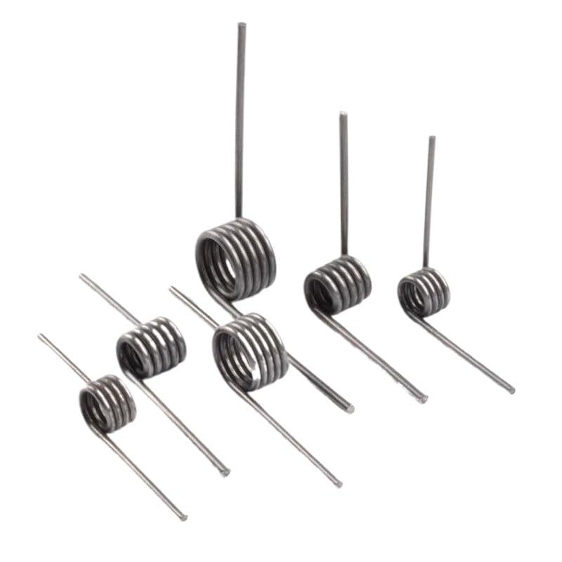 6Coils 1.0mm Wire Dia.Strong Small Torsion Spring Clamp Spring OD 5-10mm 60-180° Pack of 10 (10,1.0x6x6x 180°)