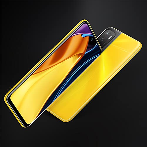 POCO M3 Pro Smartphone Double 5G - RAM 4Go ROM 64Go MediaTek Dimensity 700, 90Hz 6.5" FHD+ DotDisplay, Batterie 5000mAh (typ), Triple Caméra AI 48MP (Version Mondiale) (POCO Yellow)