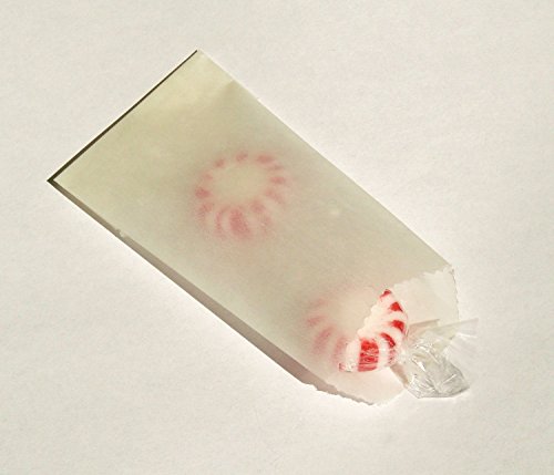 Mini Glassine Wax Paper Bags - 2 X 3 3/4 - BULK (300 bags)
