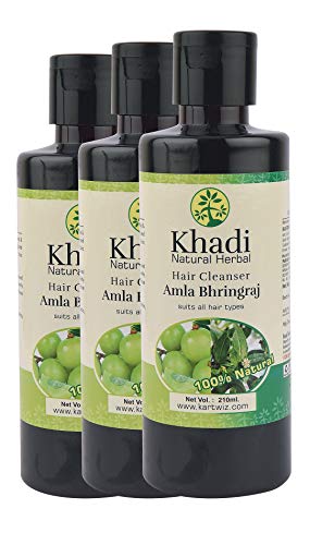 herbal Amla and Bhringraj Shampoo, 210 ml (Pack of 3)