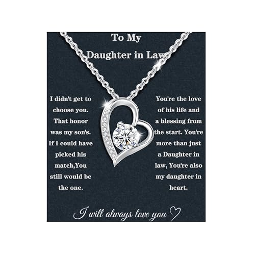 Christmas Gifts For Daughter In Law Necklace 925 Sterling Silver