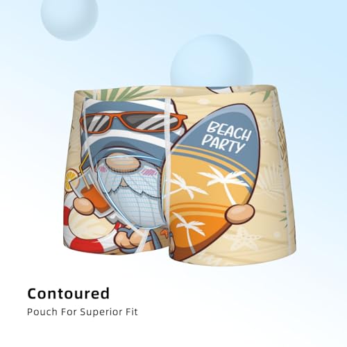 Boys' Cotton Boxer Brief Soft Underwear-Hello Summer Cute Gnome4