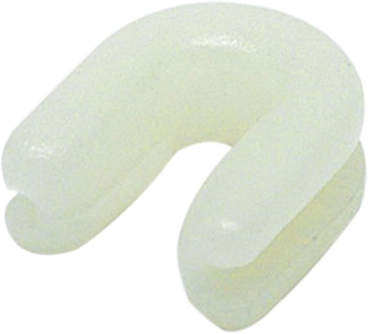 HI-SEAS Terminal Tackle Thimbles – Stainless Steel & Glow-in-the-Dark Plastic, U-Shape Line Protectors for Saltwater Rigs, 10pcs