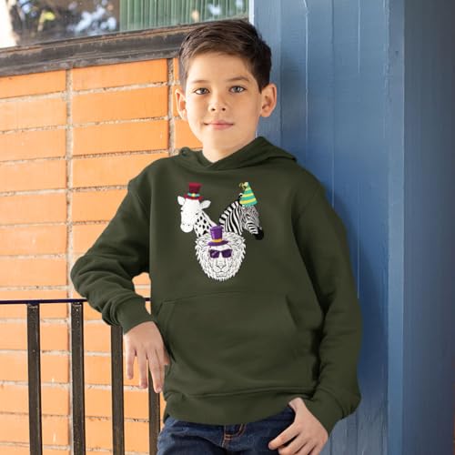 Birthday Animal Kid Kids' Hoodie - Animal Lover Apparel - Party Print Stuff2