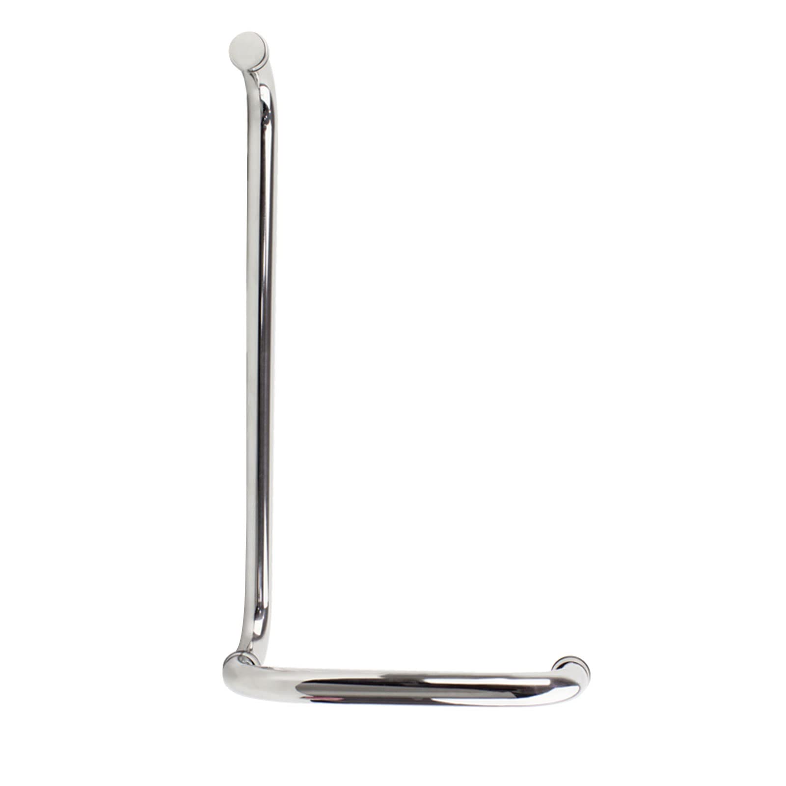 Poignée de douche en verre sans cadre bouton chromé 225mm 425mm