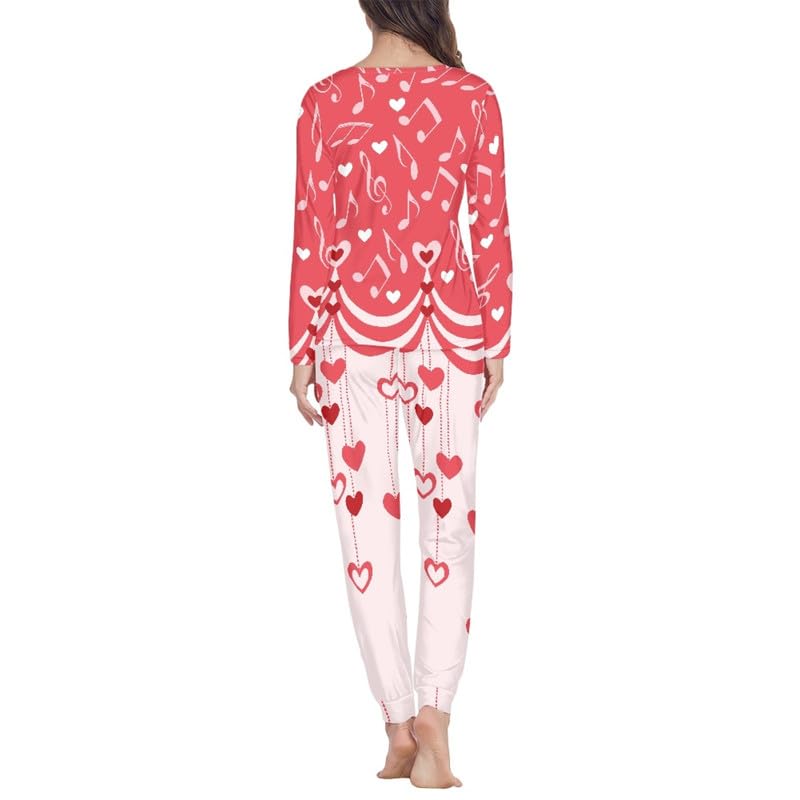 Conjunto de pijama para mujer con bolsillo y parte superior y pantalones, tallas XS-6X