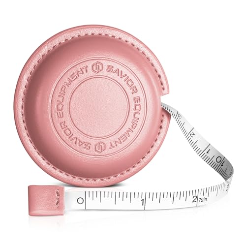 Cinta Métrica Retráctil 79" con Estuche PU Rosa