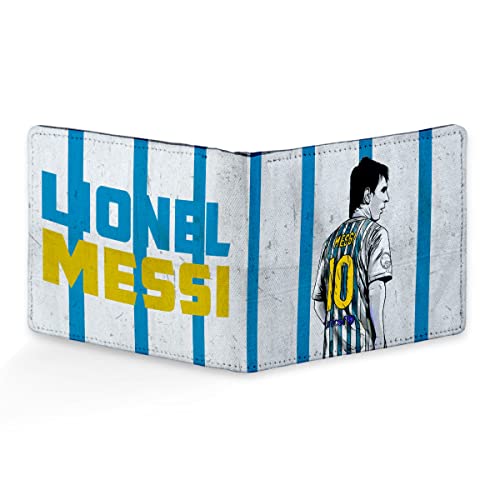 Lionel Messi Artwork Printed Pu Leather Wallet for Men's/Boy's, Lionel Messi Jersey, Casual4
