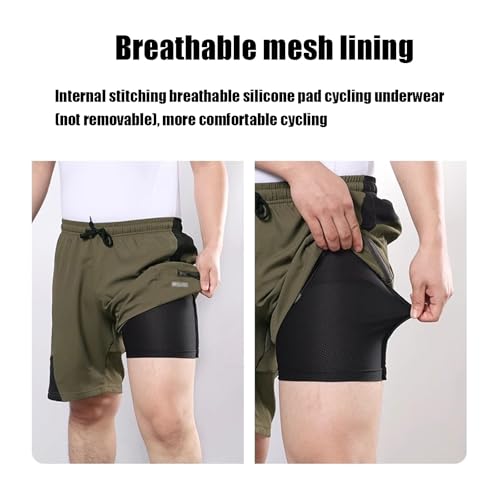 Pantalones cortos de ciclismo para hombre miniatura 6