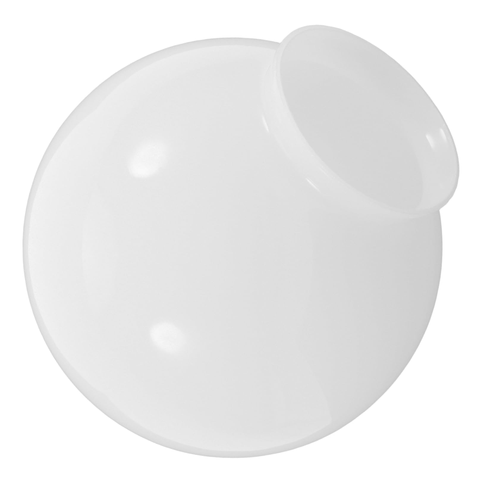MAGICLULU Glass Globe Lampshade Frosted Milk White 150mm Diameter Replacement Glass Shade for Ceiling Fan and Wall Light Fixtures Household Lighting Accessory