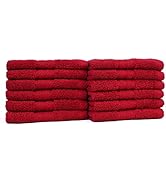 AKTI Premium Cotton Wash Cloths, 12 Piece Set, 12x12 Inches, 580 GMS, Durable, Quick Dry & Extra ...