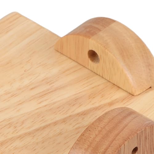 Estante de esquina de madera con diseño triangular que ahorra espacio 5